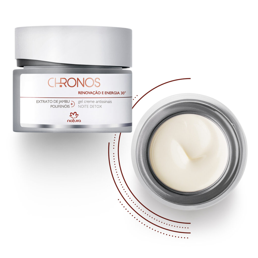 Gel Creme Antissinais 30 Noite Natura Chronos 40g Essência e Cor Shop